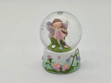 Snow globe fairy pink